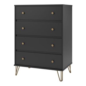 Baxton Studio Brighton Mid Century 6 Drawer Dresser