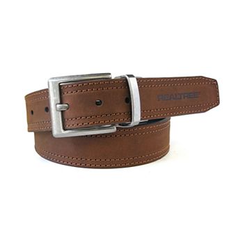 Men's Realtree Crazy Horse Reversible Leather Belt