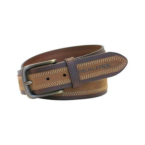 Men's Realtree Two-Tone Casual Leather Belt