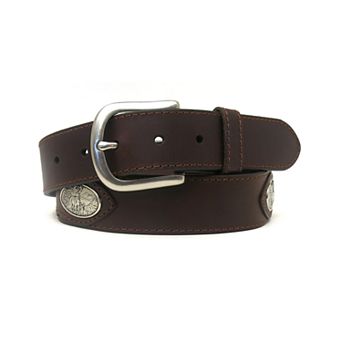 Men's Realtree Deer Conch Leather Belt