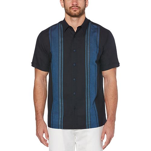 Men's Cubavera Classic-Fit Traditional Panel Button-Down Shirt