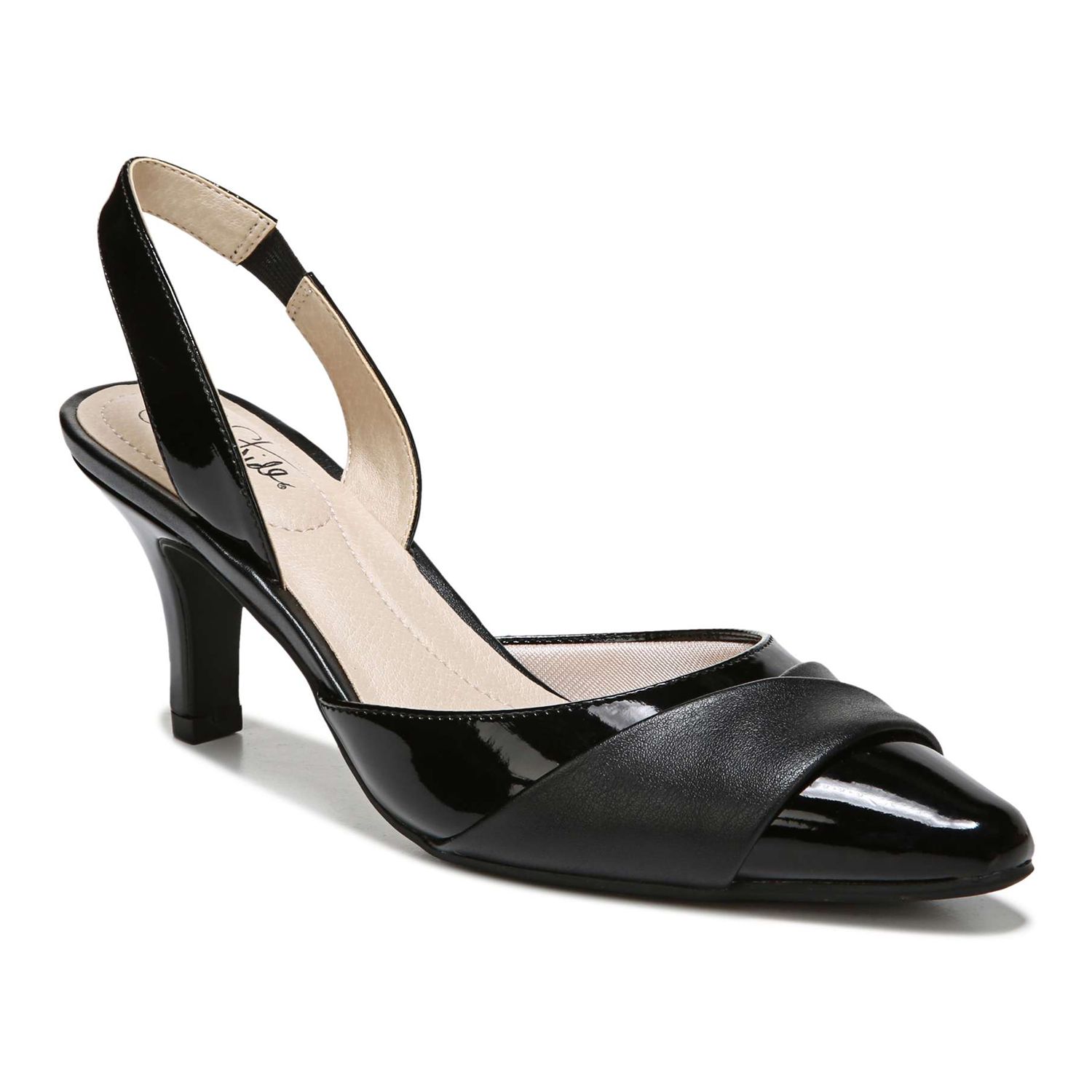 lifestride teller women's slingback dress heels