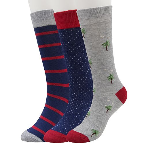 Men's SONOMA Goods for Life™ Patterned Novelty Crew Socks