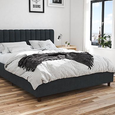 Novogratz Brittany High-Back Upholstered Bed