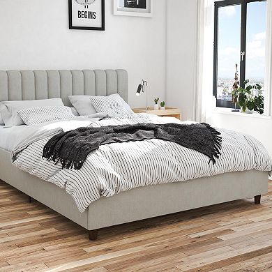Novogratz Brittany High-Back Upholstered Bed