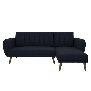 Novogratz Brittany Sectional Futon Sofa