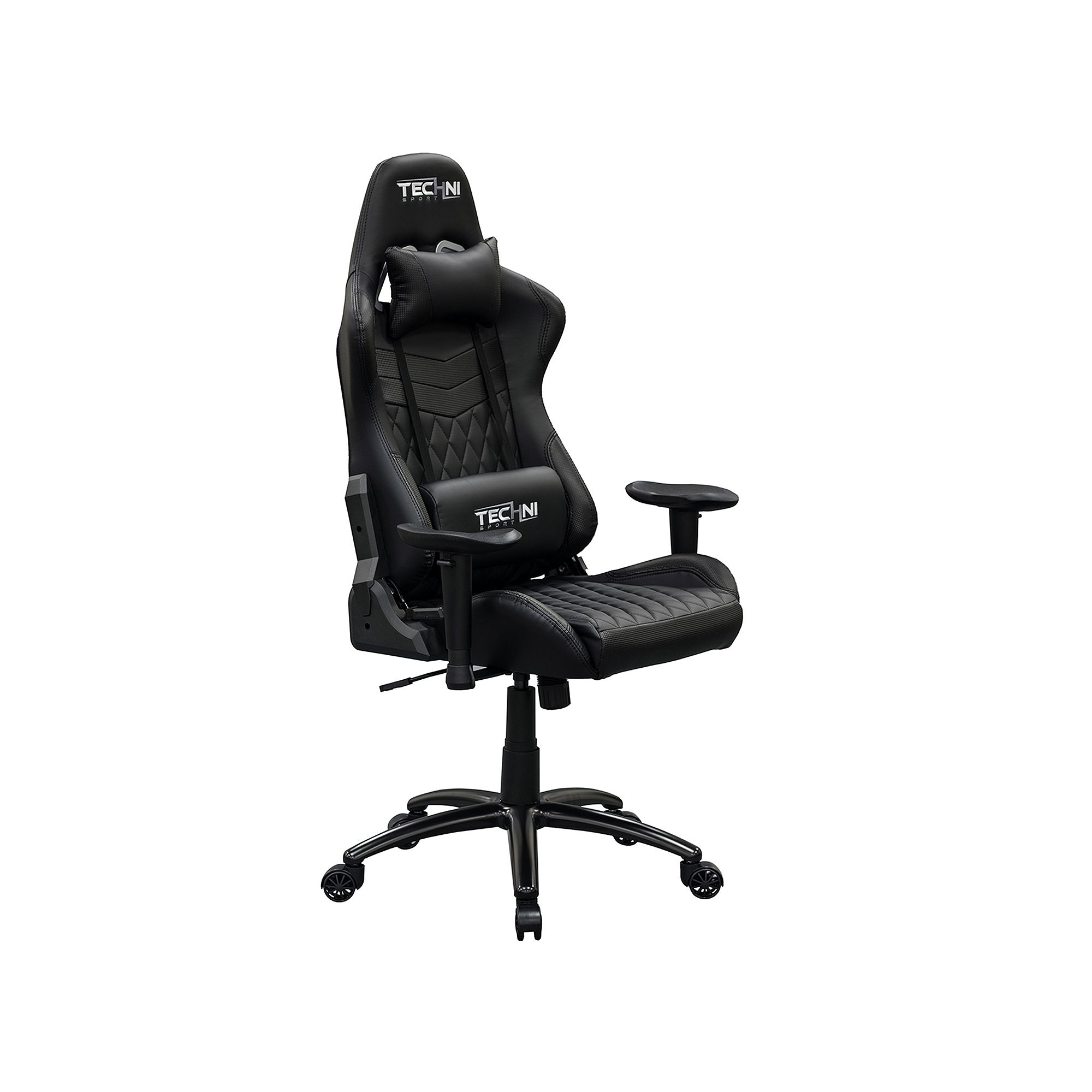 Techni Sport TS-5100 Ergonomic High Back Racer Style PC Gaming Chair, Black