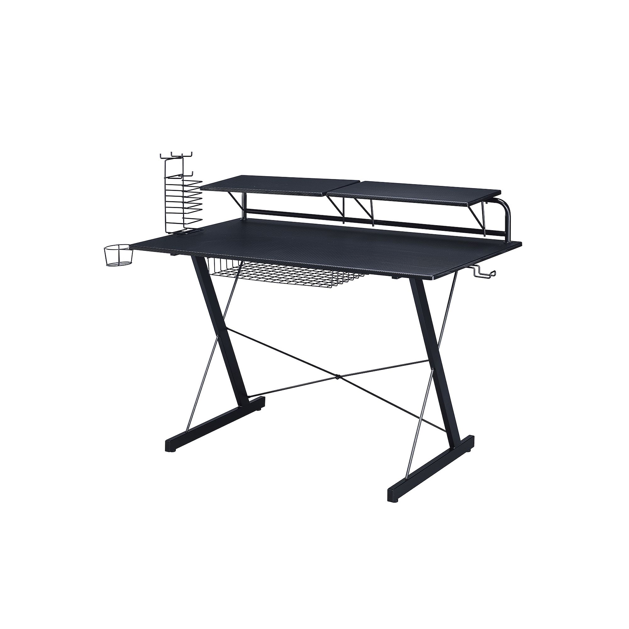 Techni Sport Black Computer Gaming Desk