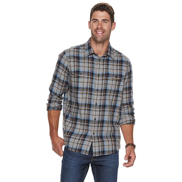 Men's Sonoma Goods For Life® Super Soft Flannel Button-Down Shirt