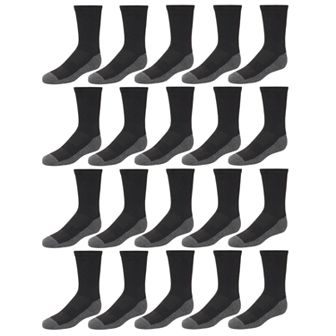 Boys 8-20 Tek Gear® 20-Pack Lightweight Performance Crew Socks
