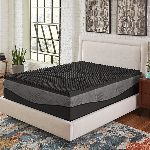 Comfort Escape 5 Zone Ebonite Memory Foam Mattress Topper