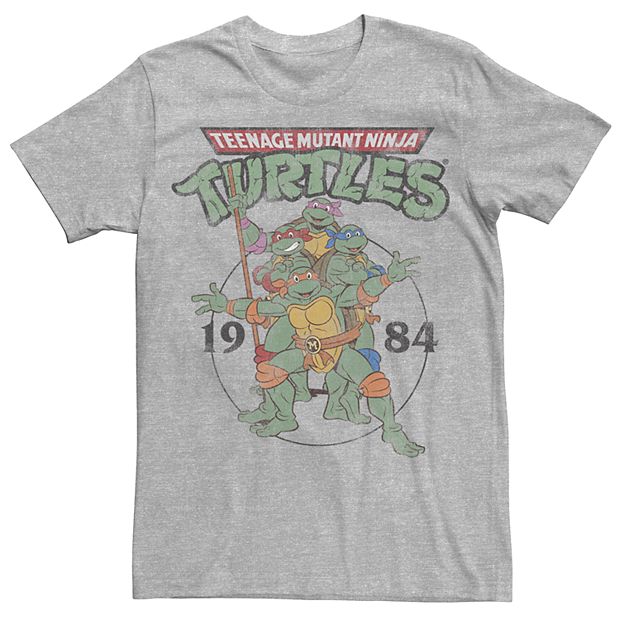 New Mens TMNT Teenage Mutant Ninja Turtles Tee Black T-Shirt Choose S and  XL