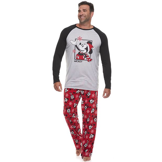 Big & Tall Disney's Mickey Mouse Top & Bottoms Pajama Set by