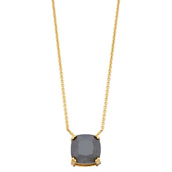 Aleure Precioso Sterling Silver Crystal Pendant Necklace