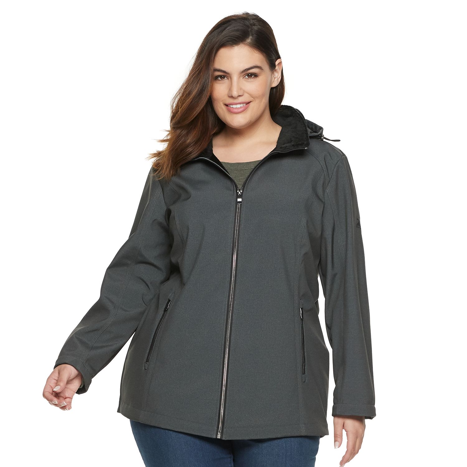 plus size soft shell jacket