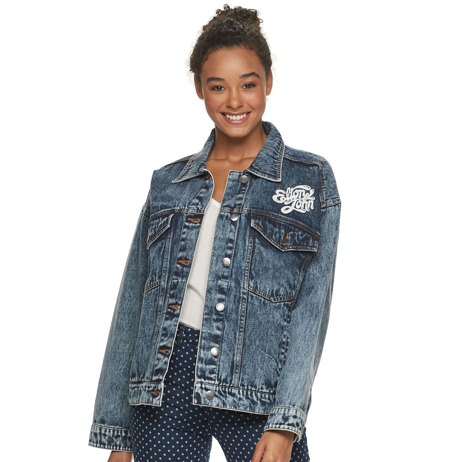 kohls blue jean jacket