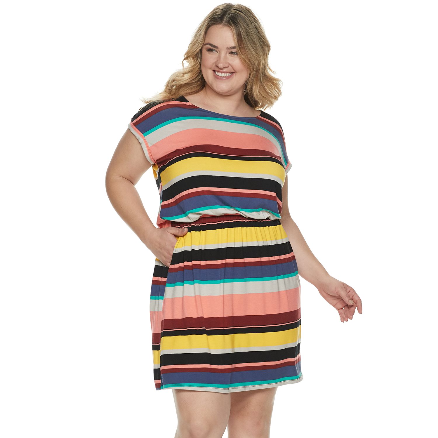 plus size t shirt dress long