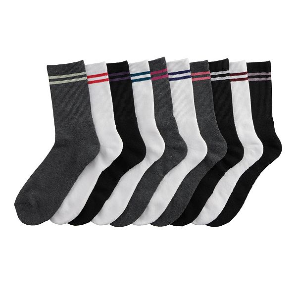 Women's Tek Gear® 10-Pack Cushioned Crew Socks