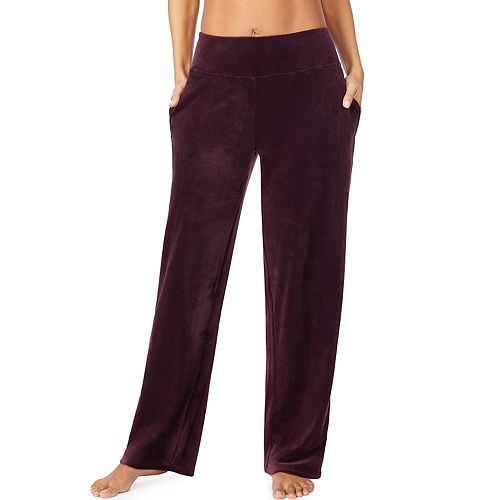 Women's Cuddl Duds Double Plush Velour Lounge Pants