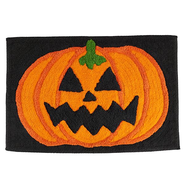 Celebrate Together™ Halloween Jack-o'-lantern Bath Rug