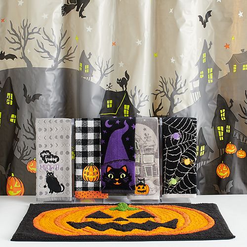 Celebrate Halloween Together Glow In The Dark Scenic Shower