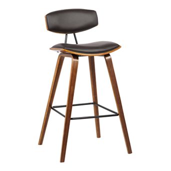 Armen Living Fox Mid-Century Counter Height Barstool