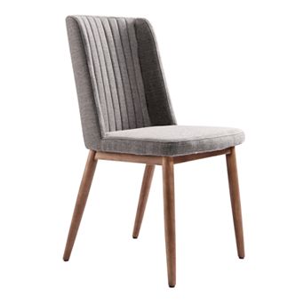 Armen Living Wade Mid-Century Dining Chair Set