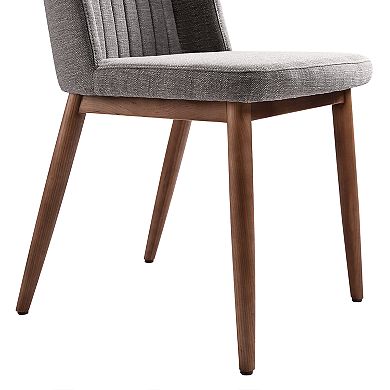 Armen Living Wade Mid-Century Dining Chair Set