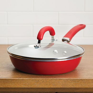 Rachael Ray Create Delicious Aluminum 9.5-in. Nonstick Covered Deep Skillet