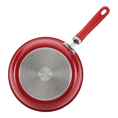 Rachael Ray Create Delicious Aluminum 9.5-in. Nonstick Covered Deep Skillet
