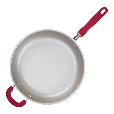 Rachael Ray Create Delicious Aluminum Nonstick 12.5-in. Deep Skillet