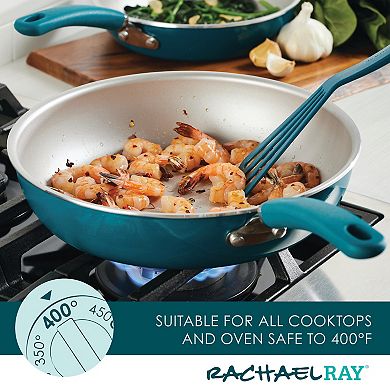 Rachael Ray Create Delicious Aluminum Nonstick Skillet Twin Pack