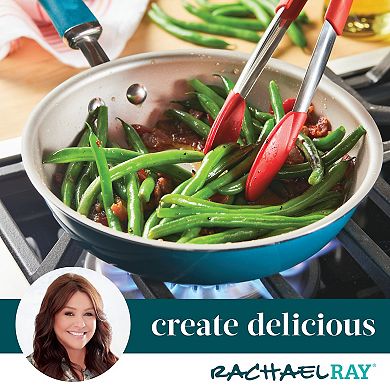 Rachael Ray Create Delicious Aluminum Nonstick Skillet Twin Pack