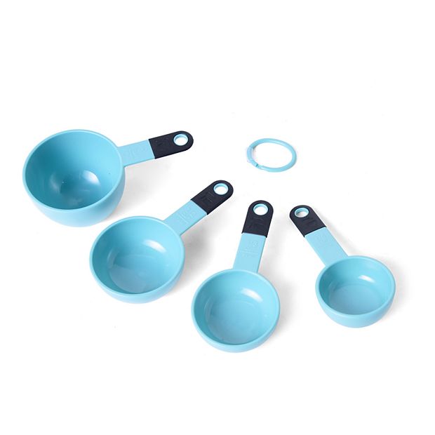 8-Piece Measuring Cup & Spoon Set, Aqua