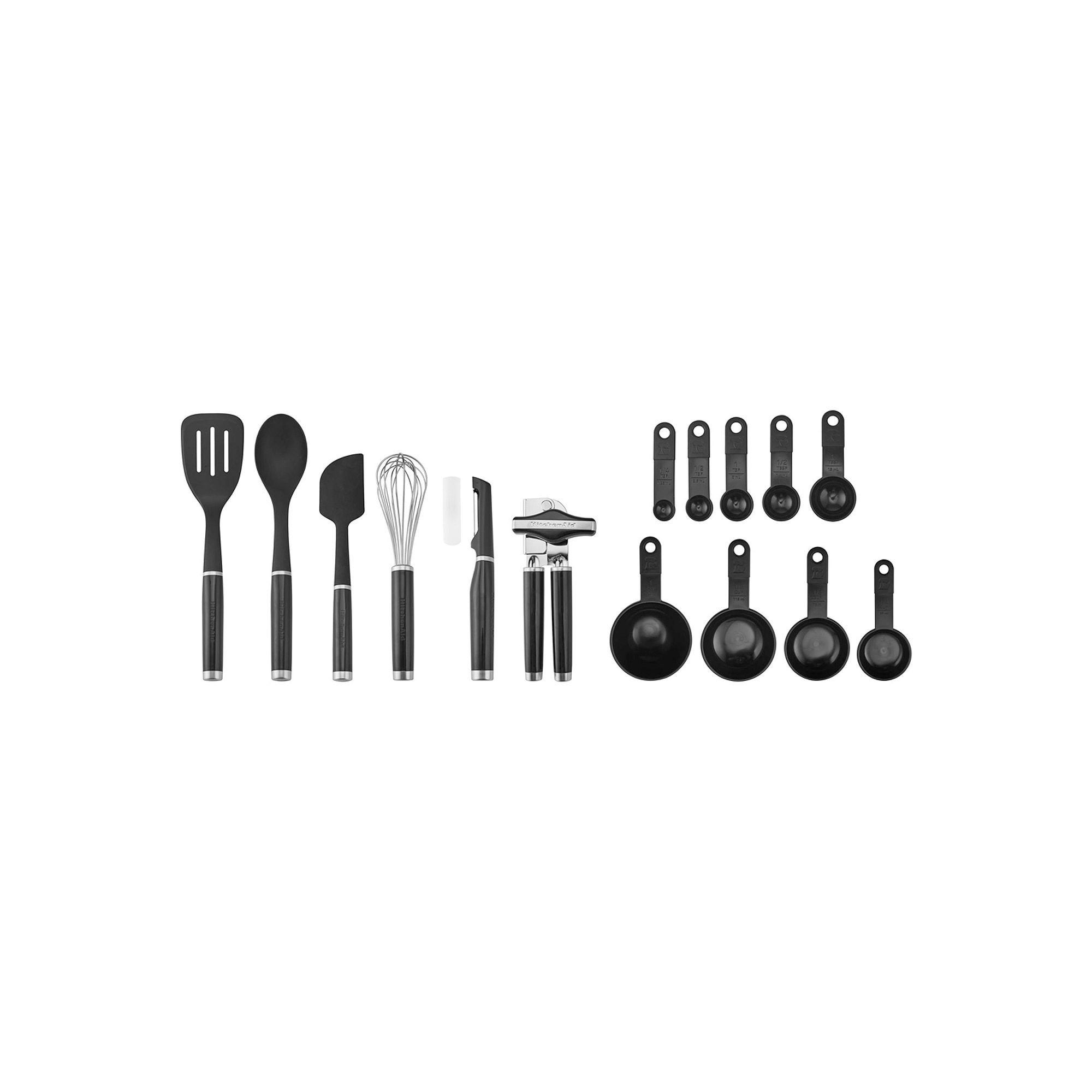 KitchenAid® 15 Piece Tool and Gadget Set, Black