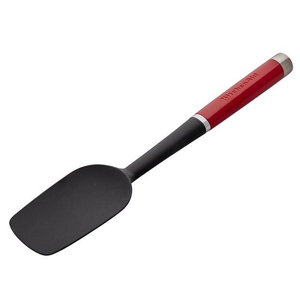 NEW! KITCHENAID RED NYLON AND SILICONE 6 PIECE SPATULA AND SPOON