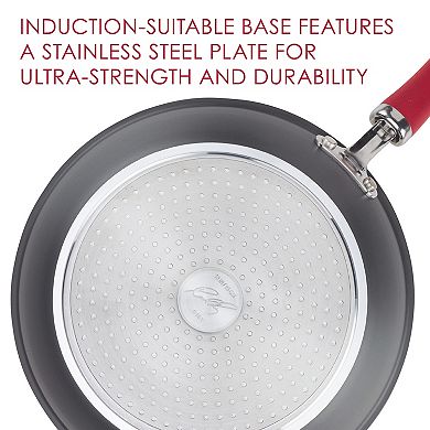 Rachael Ray Create Delicious Hard-Anodized Aluminum Nonstick Deep Skillet