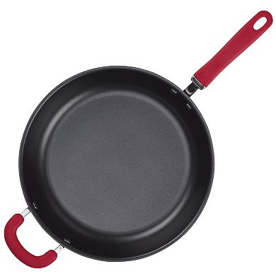 Rachael Ray Create Delicious Hard-Anodized Aluminum Nonstick Deep Skillet