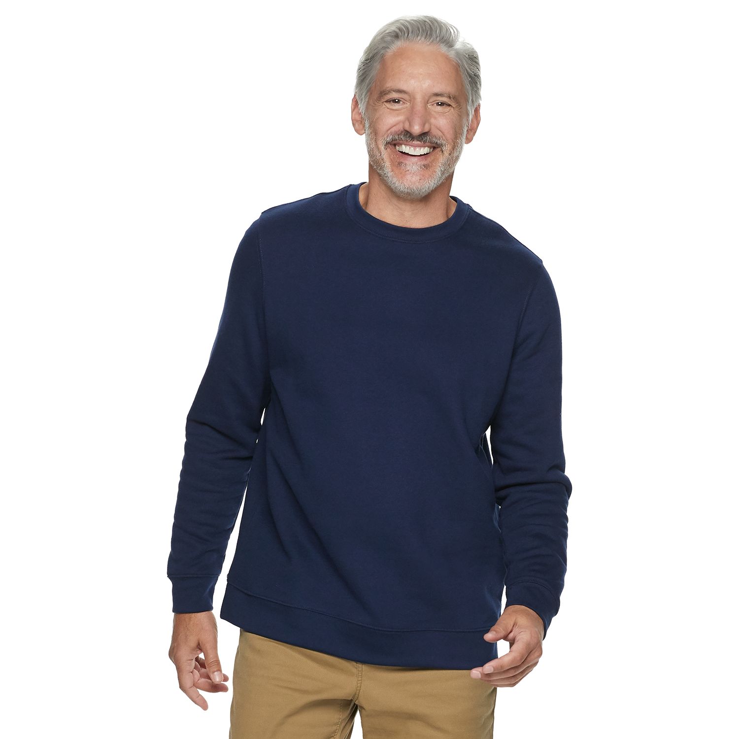 fleece crewneck pullover