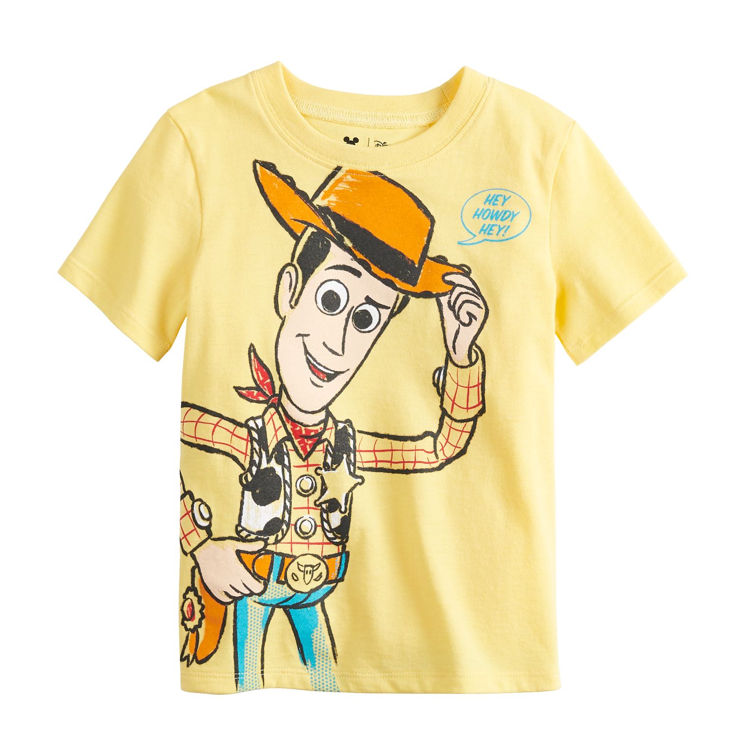 toy story woody shirt yellow toddler