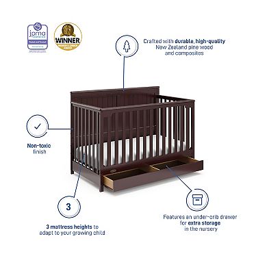 Storkcraft Graco Hadley Convertible Crib