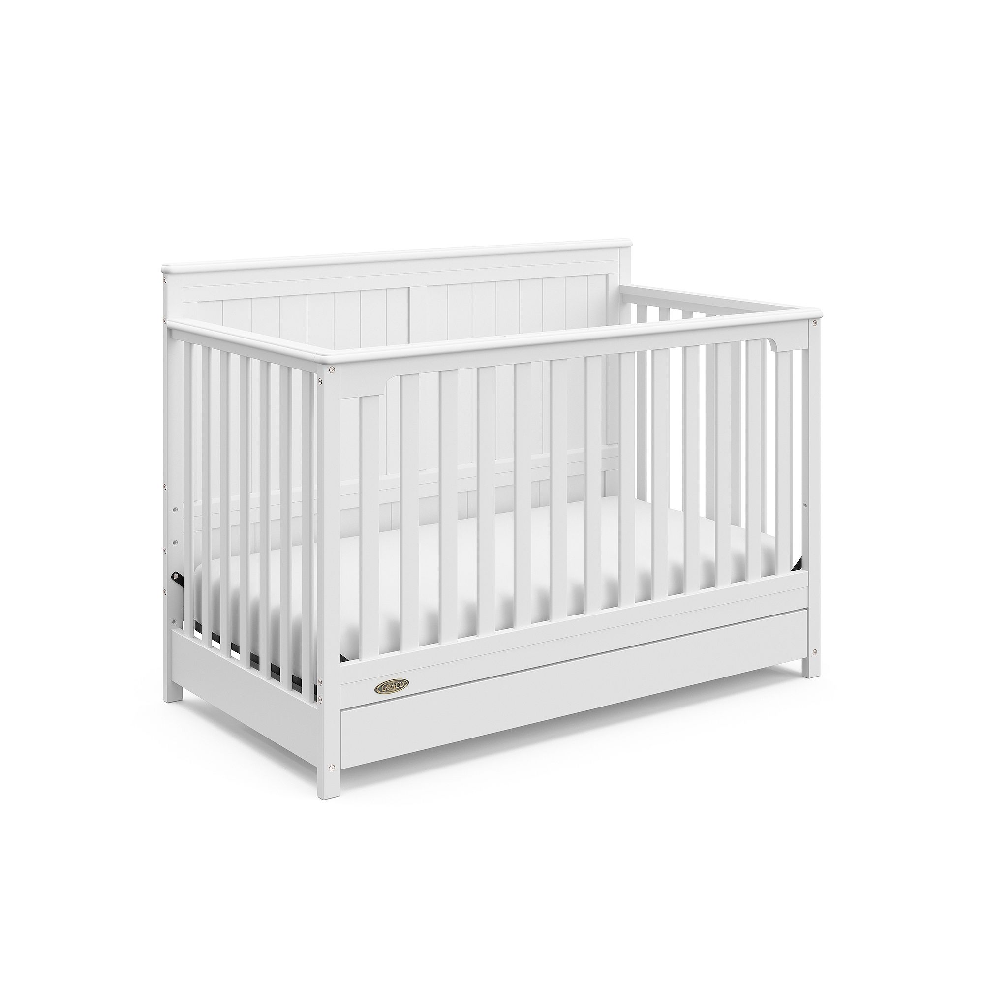 Storkcraft Graco Hadley Convertible Crib, White