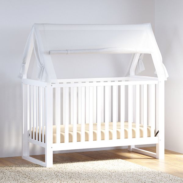 Shop Ti Amo Catania 4 In 1 Convertible Crib Snow White Overstock 18755872