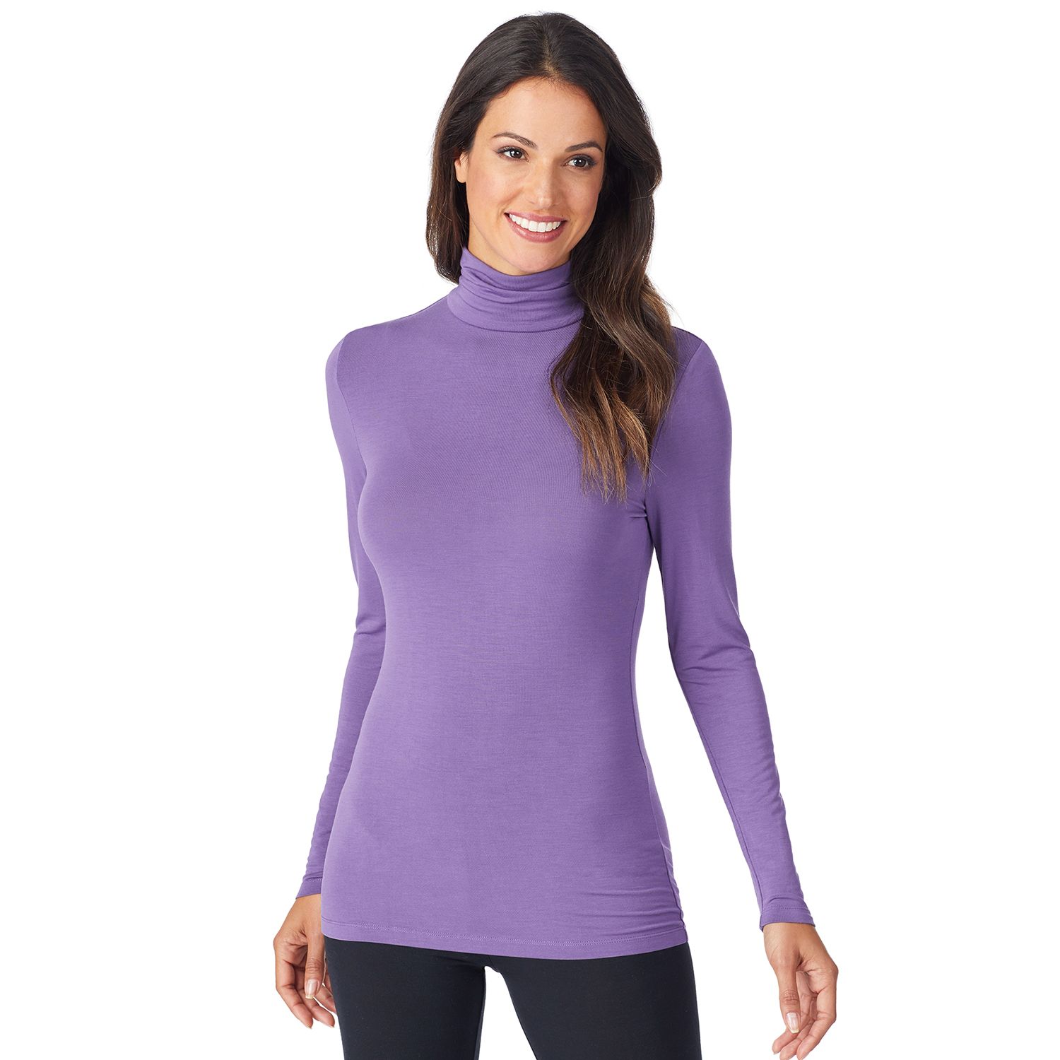 cuddl duds mock neck
