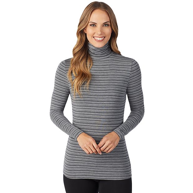 Women s Cuddl Duds Softwear with Stretch Long Sleeve Turtleneck