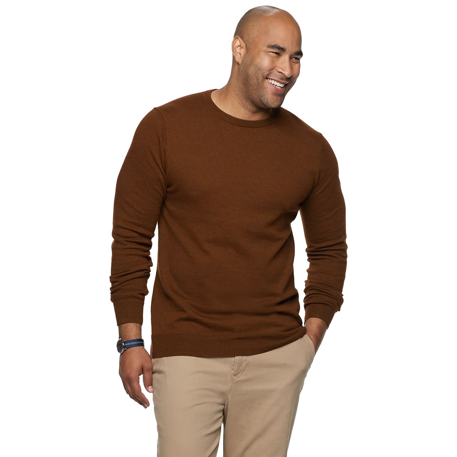 kohls mens crew neck sweatshirts