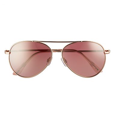 LC Lauren Conrad 58mm Oceanside Pier Aviator Gradient Sunglasses