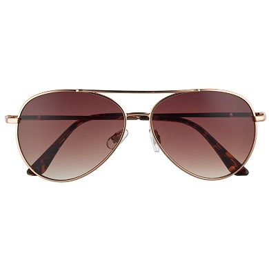 LC Lauren Conrad 58mm Oceanside Pier Aviator Gradient Sunglasses