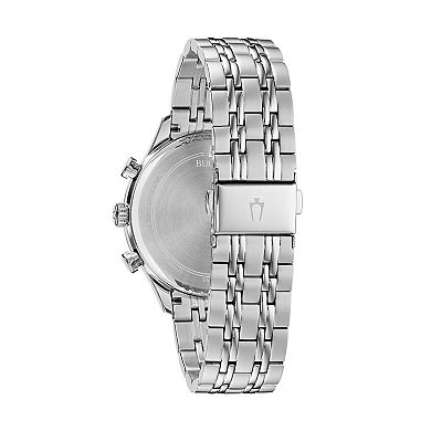 Bulova Men's Stainless Steel Chronograph Watch - 96A211