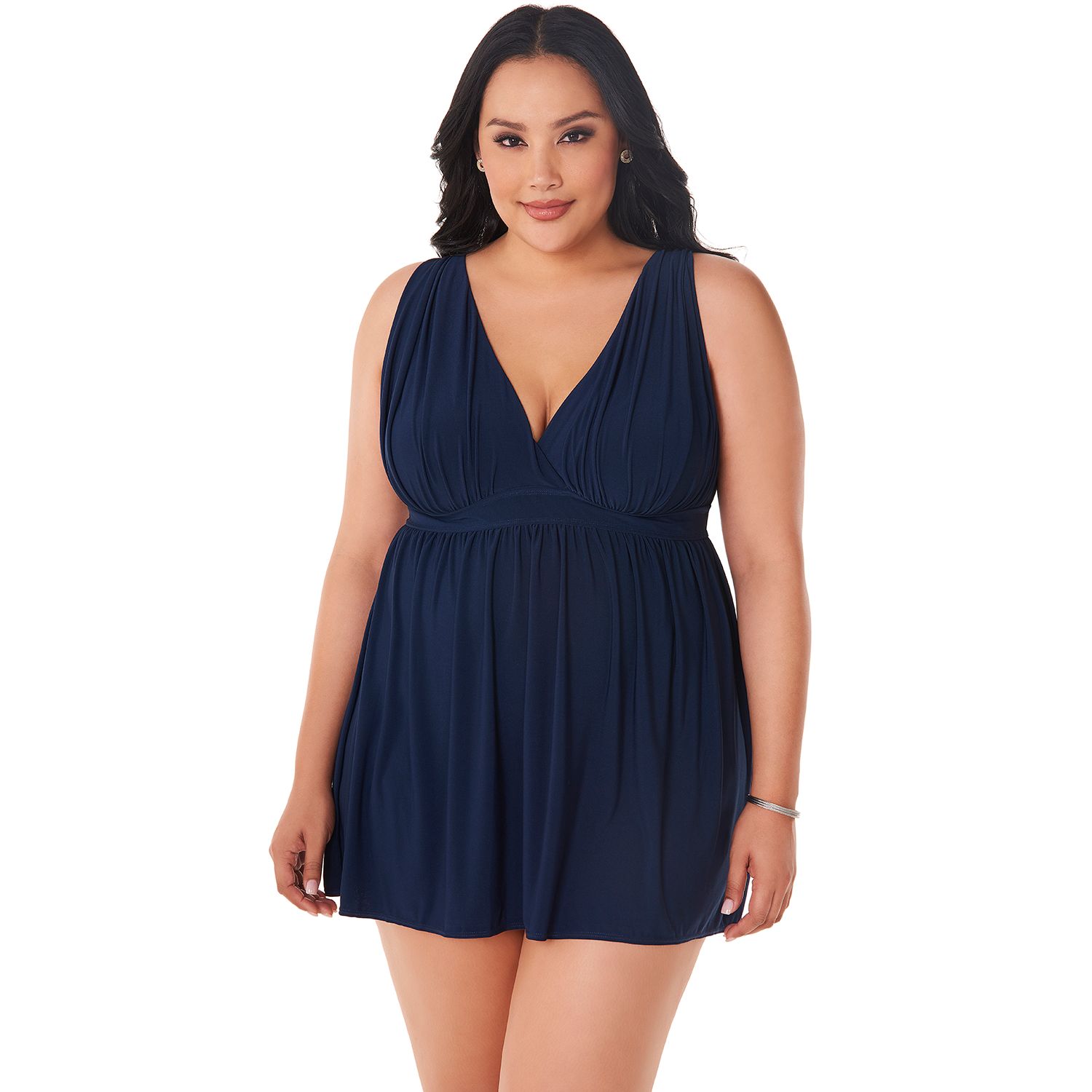 kohls plus size swimdress